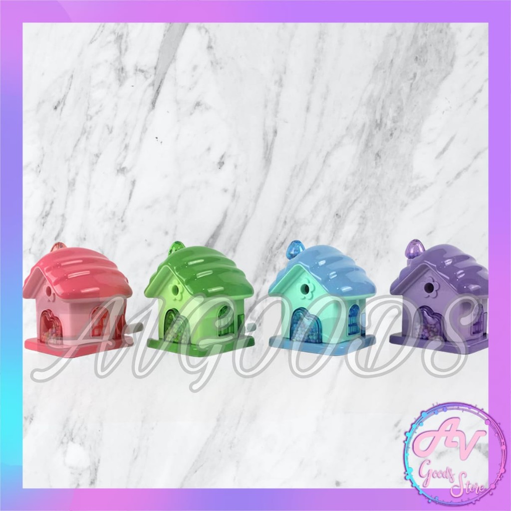 

Rautan Meja Rumah Mainan Bola Q985 / Serutan Meja Putar Duduk / Rautan Pensil