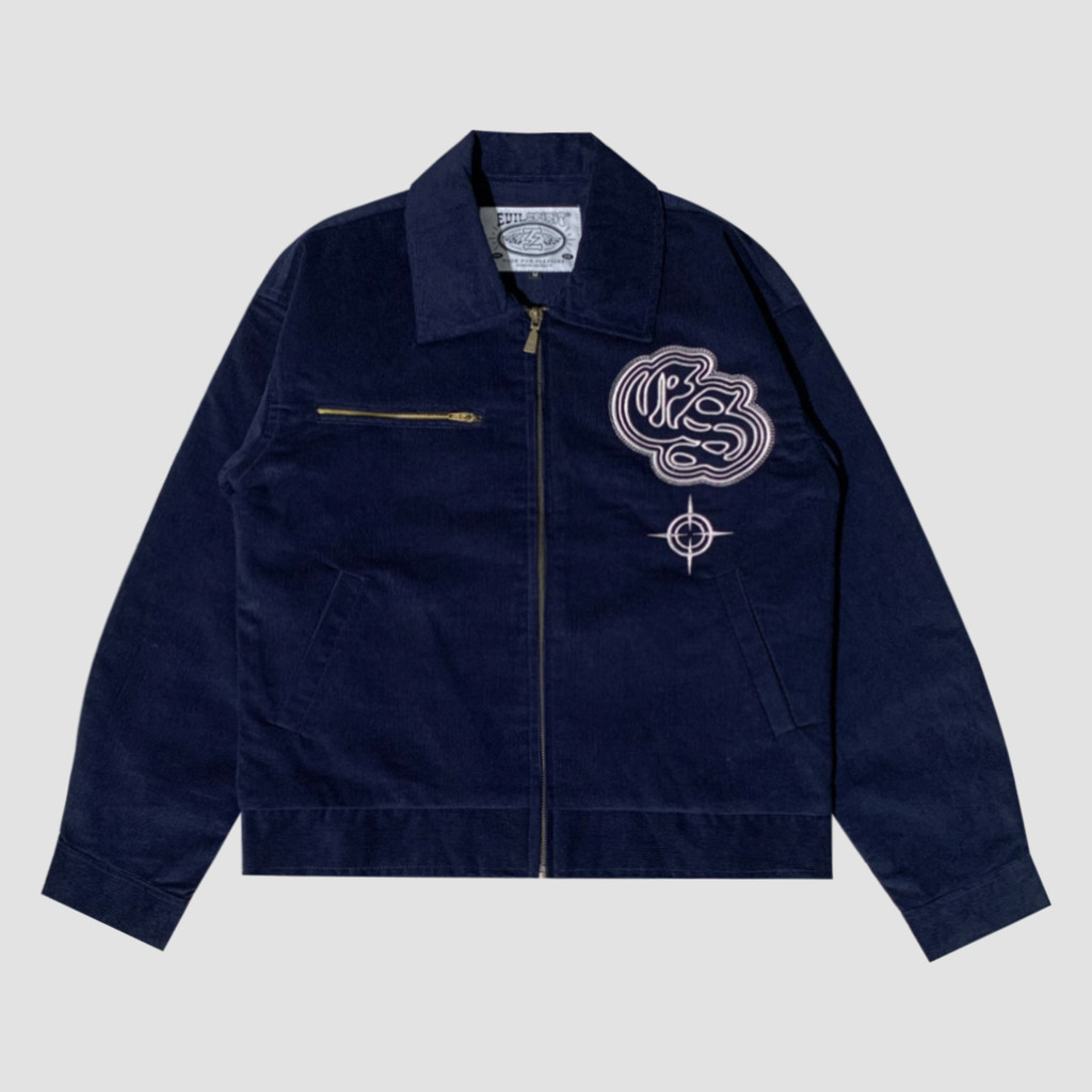 EVILSPIRIT JACKET CORDUROY - FUNISA NAVY UNISEX