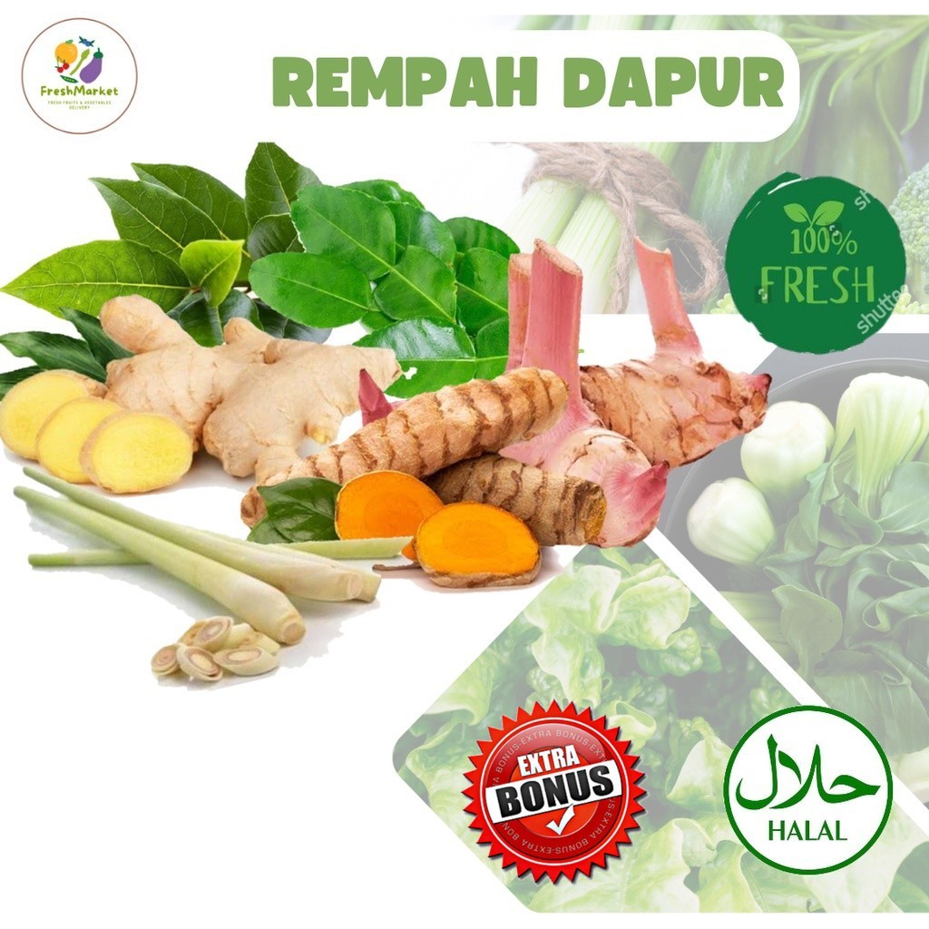 

Bumbu Dapur Rempah Paket Lengkap 1 Bungkus Sayurinstant
