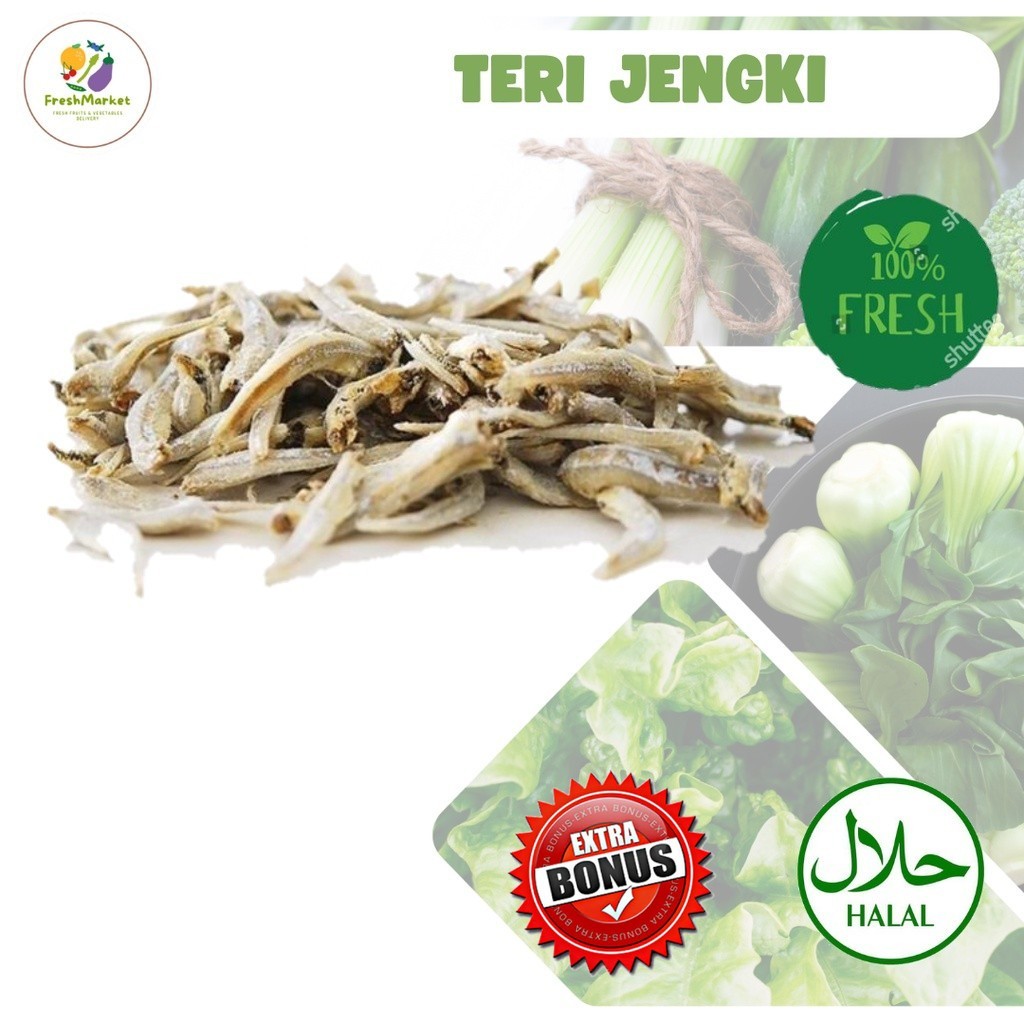 

Ikan Teri Jengki Super 250 Gram Sayurinstant