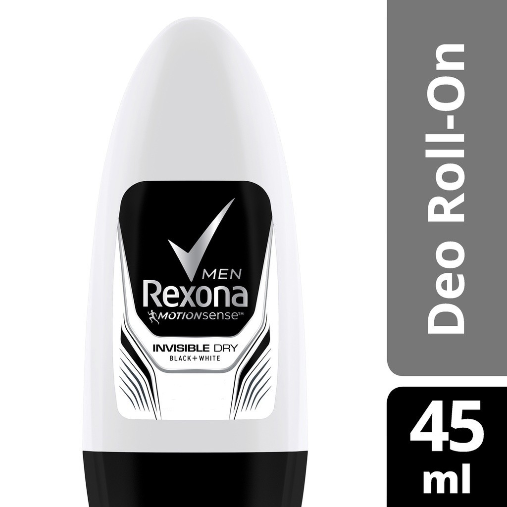Rexona Men Deodorant Roll On Invisible Dry 45 Ml - Deodorant Pria, Roll On Pria
