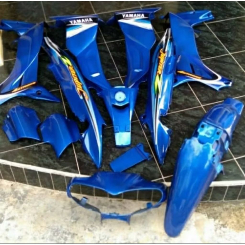 cover body fullset halus jupiter z lama dek body halus jupiter z lama warna biru