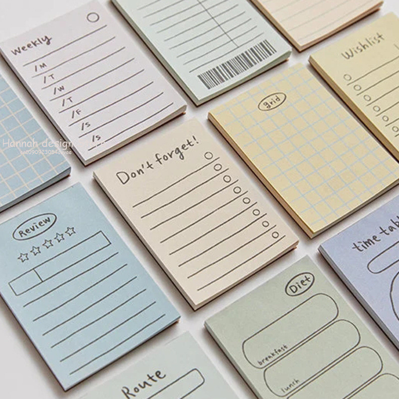 

Ins Simple Style Wishlist Sticky Notes Student To Do List Weekly Plan Memo Pad Paper Notepad N Times Paste School Stationery