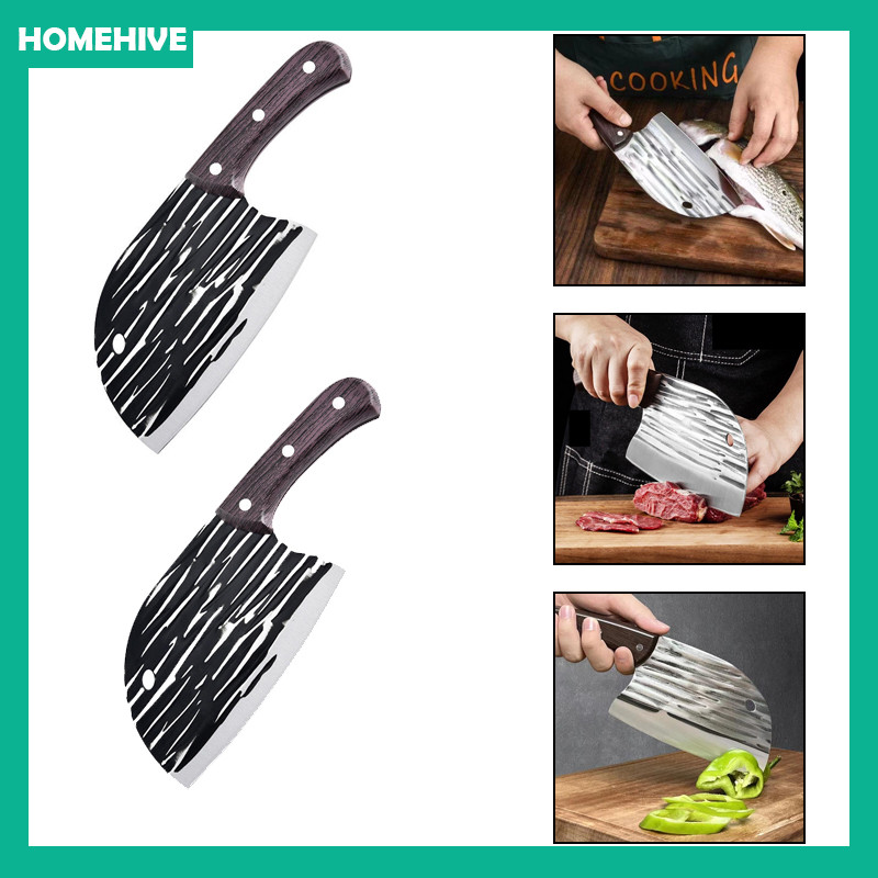 Pisau Koki Jepang Stainless Steel / Pisau Pemotong Daging / Pisau Dapur Profesional / Pisau Daging T