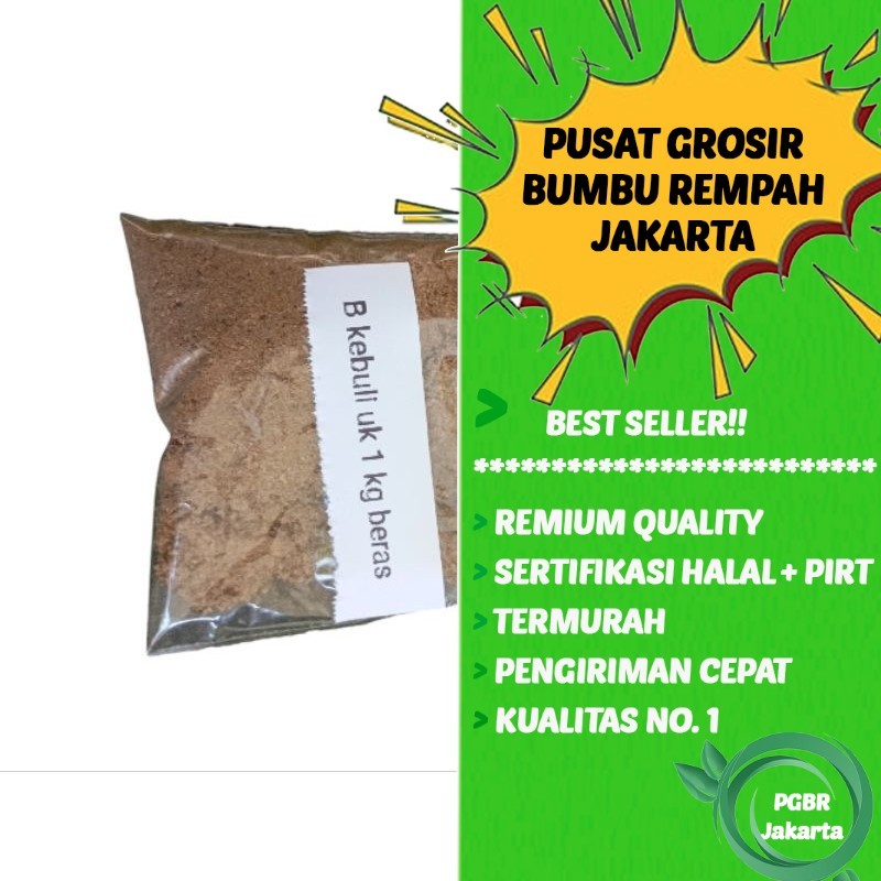 

Bumbu nasi kebuli cukup untuk 1 liter beras enak dan wangi
