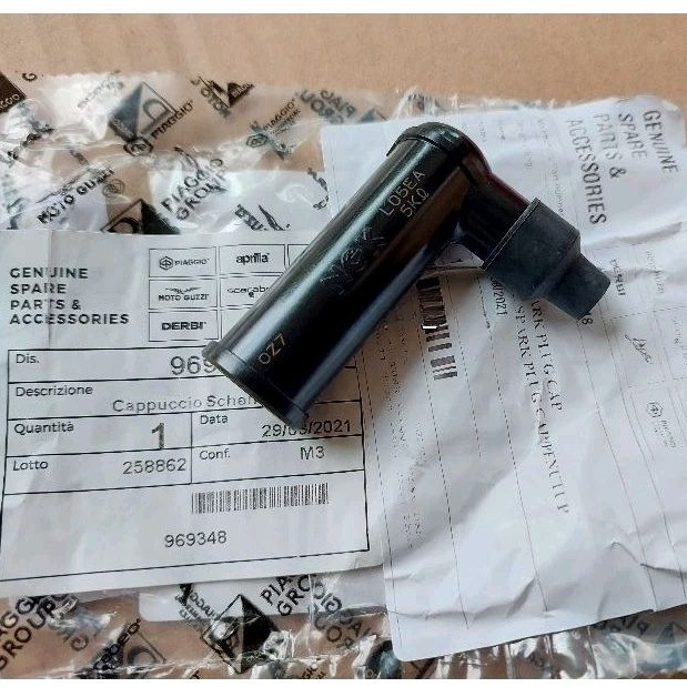 Kepala Busi Vespa S LX Liberty Type Mesin 125 2v dan 150 2v Cop / Cap Busi Cangklong Busi