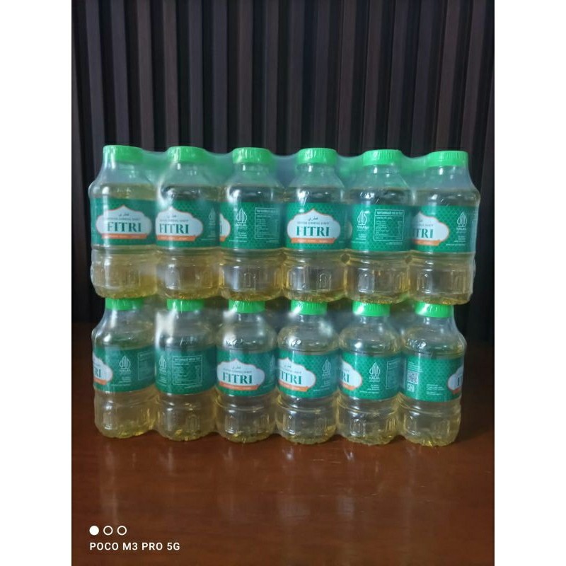 

Minyak goreng Fitri 200ml/krat/24 botol