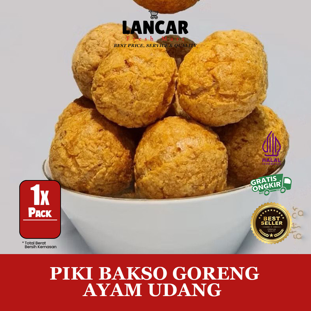 

PIKI BAKSO GORENG AYAM UDANG / PIKI BAGOR AYAM & UDANG