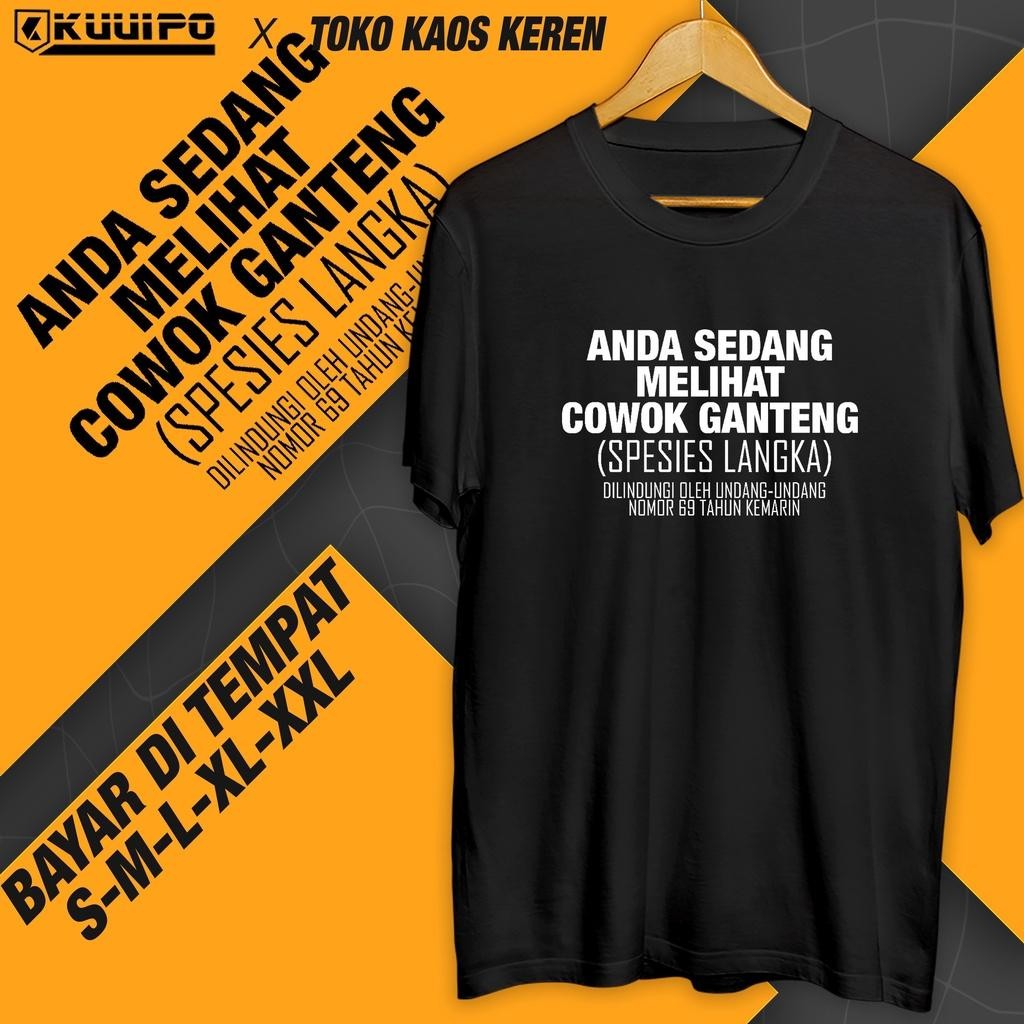 Kaos GANTENG LANGKA / Kaos Distro / Kaos Keren / Kaos Cowok / Kaos Cewek