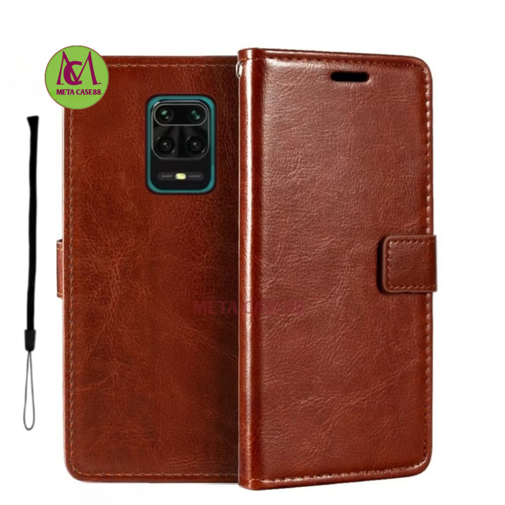 CASE FLIP COVER XIAOMI REDMI NOTE 9 PRO 9S SARUNG HP DOMPET KULIT