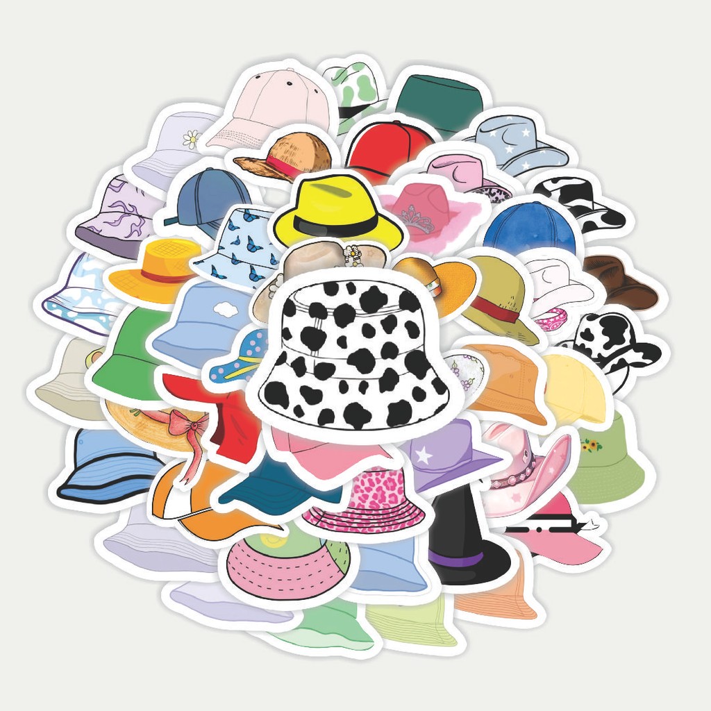 

Sticker Pack Stiker Colorfull Hat [Topi Berwarna-warni] | Sticker TUMBLR | Stiker LAPTOP KOPER HELM