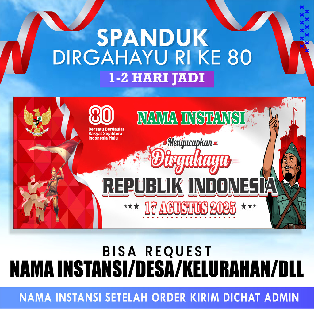 

Banner Spanduk Kemerdekaan HUT RI 17 Agustus 2025