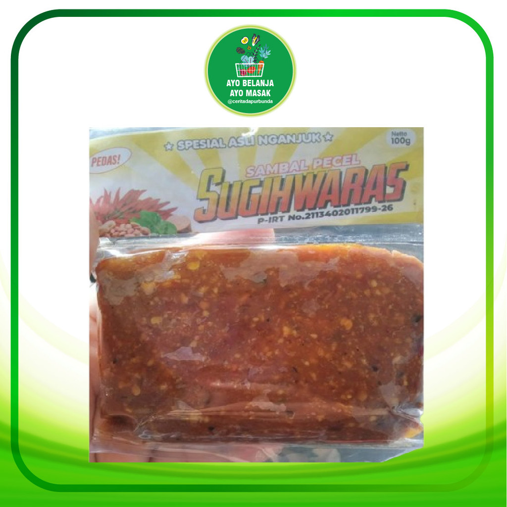 

Sambel pecel sugih waras per bks