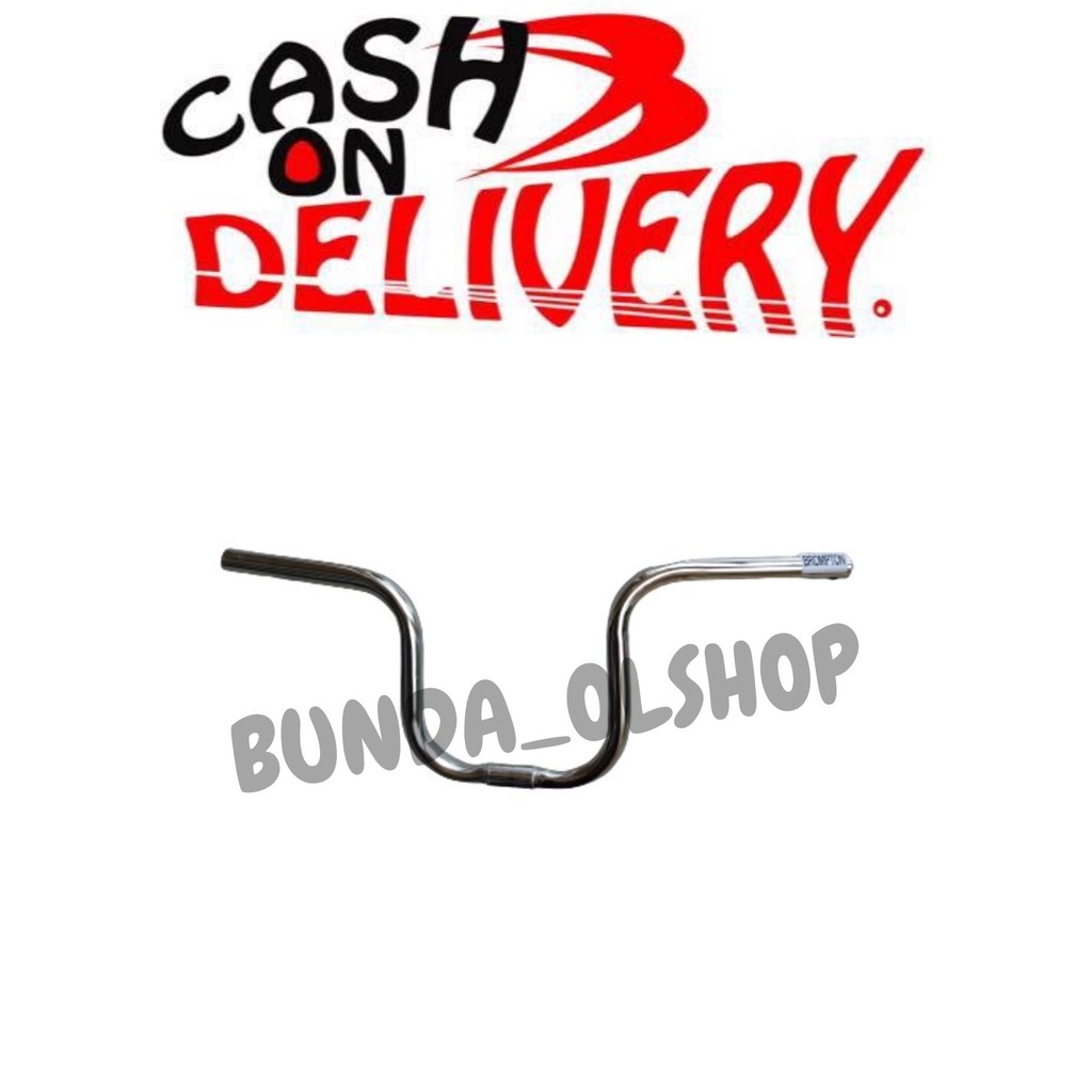 CHRO STANG MINION MODEL stang minion /STANG SEPEDA/FINISHING CHROM otm
