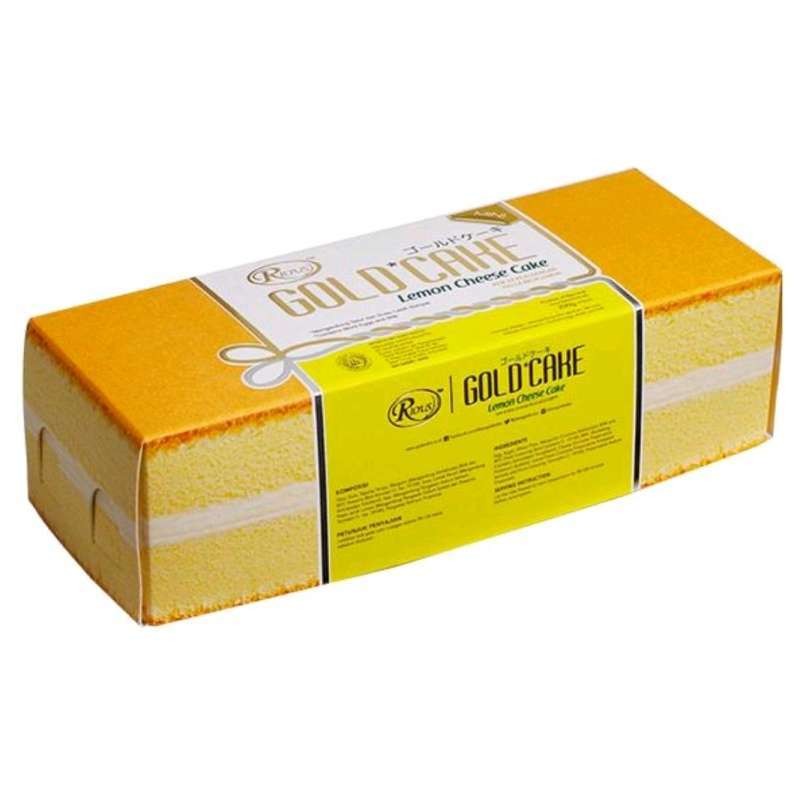 

RIOUS Gold Cake - Lemon Cheese Cake Size MINI 200gr