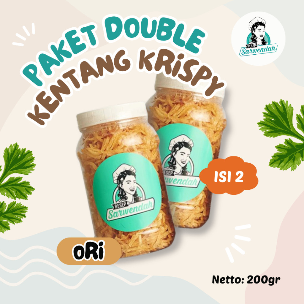 

Resep Sarwendah - Paket Double - Kentang Original x2pcs/ Kentang Mustofa Ori