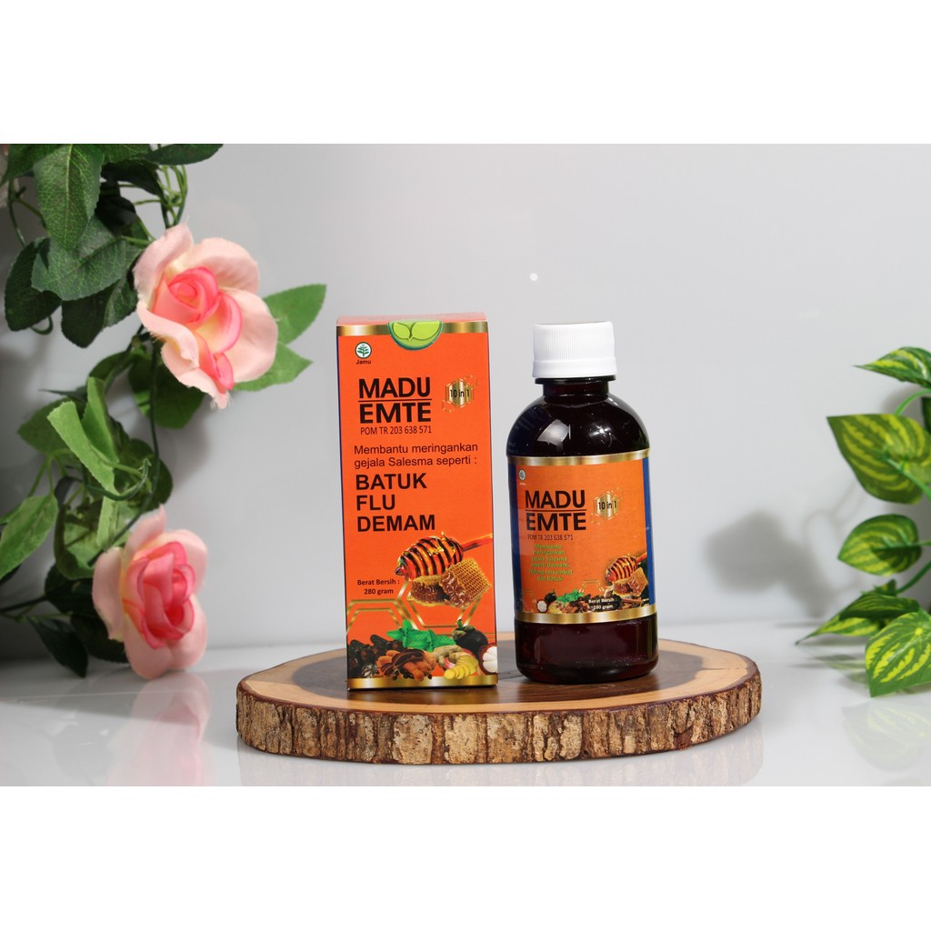 

Madu EMTE 280 gr Batuk Flu & Demam - 10 in 1 Original 100%