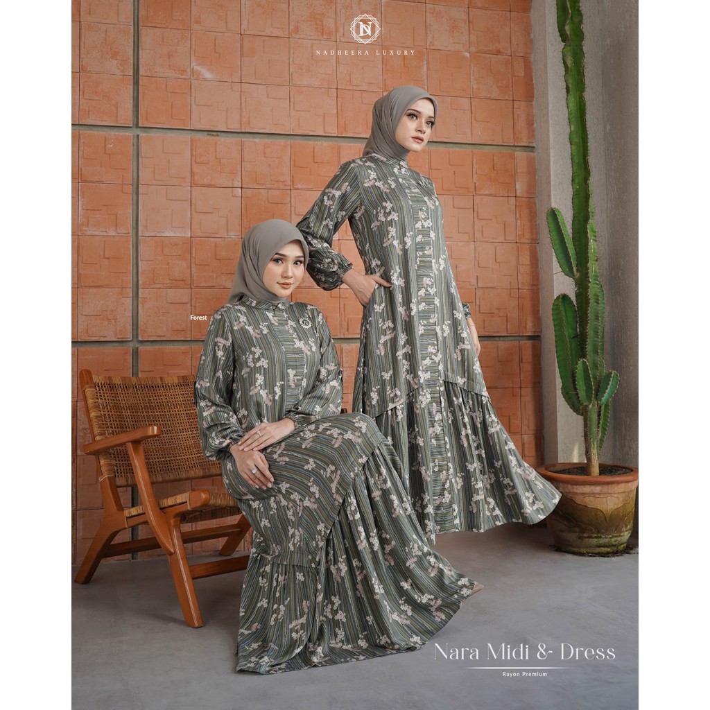 Nara Dress by Nadheera Luxury (Gamis Rayon Premium)