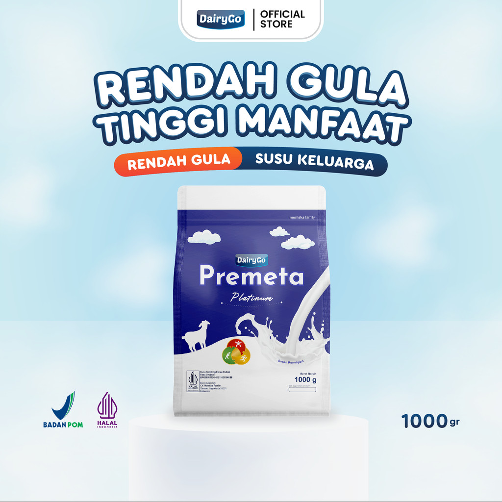 

Susu Kambing Etawa Bubuk Platinum 1 Kilogram Original bantu atasi nyeri tulang dan sendi