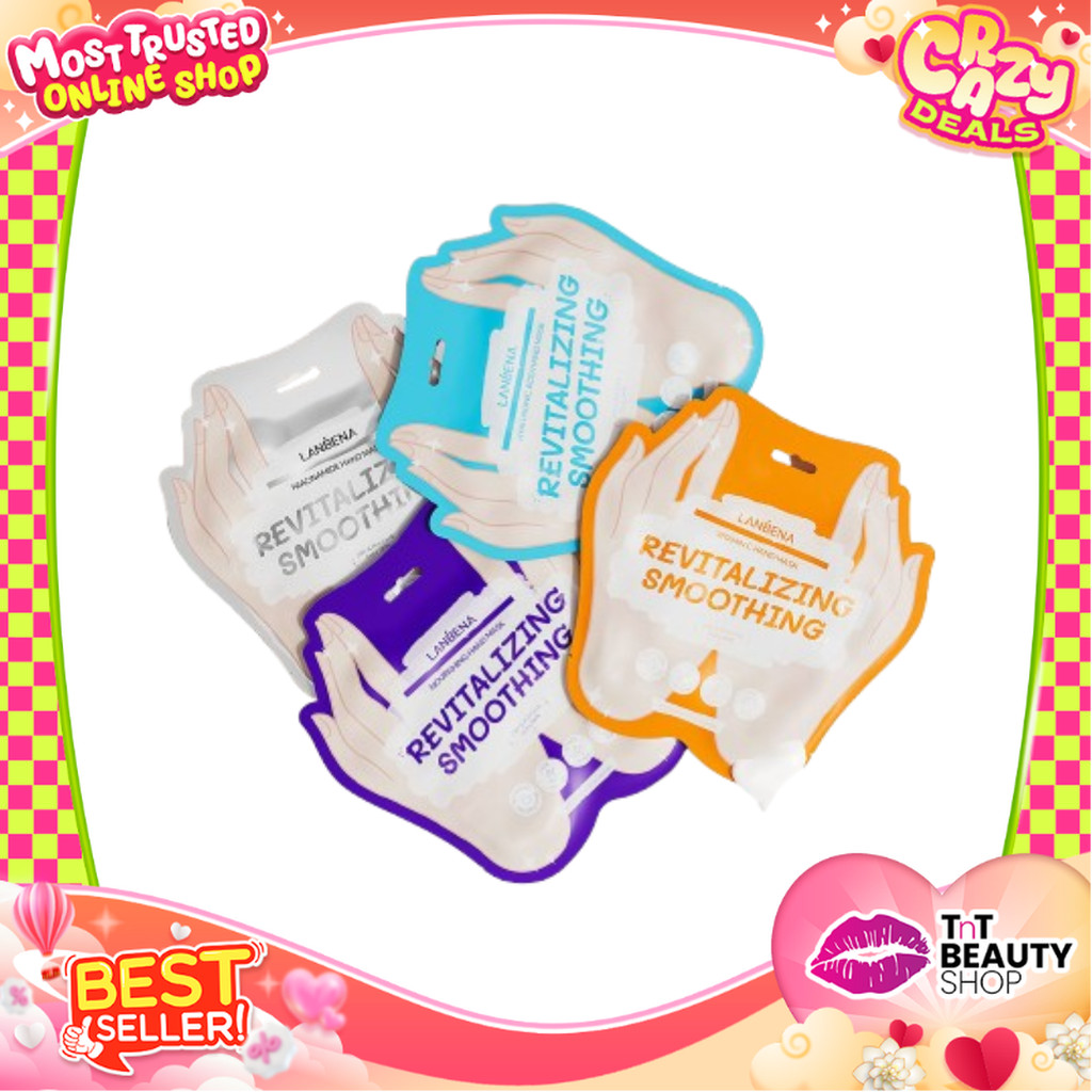 Lanbena Masker Tangan Pemutih Perbaikan Niacinamide Essence Masker Tangan | TnT Beauty Shop