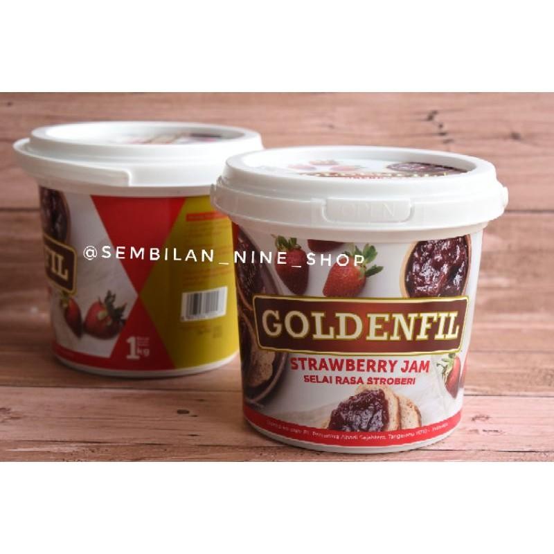 

GOLDENFIL STRAWBERRY Jam 1 Kg Selai Rasa Strawberry