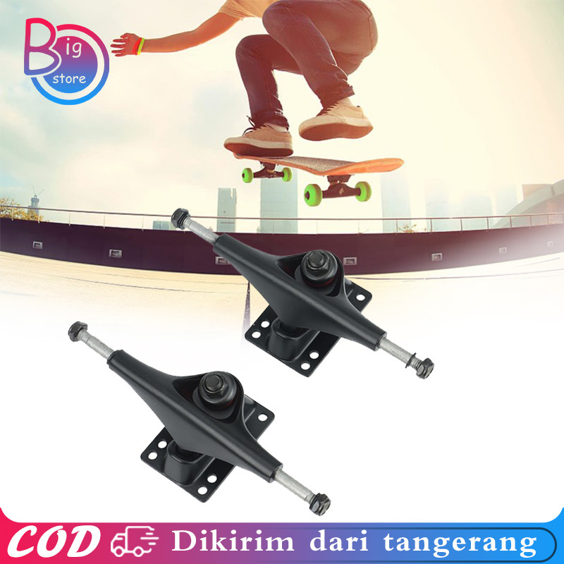 Isi 2 Bracket Skateboard 5inci Truck Independent Skateboard Aksesoris Skateboard