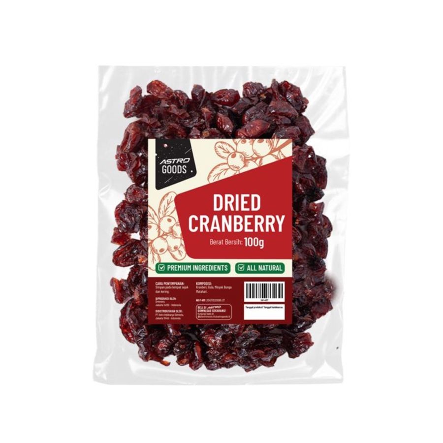 

Dried Cranberry Astro Goods 100gram