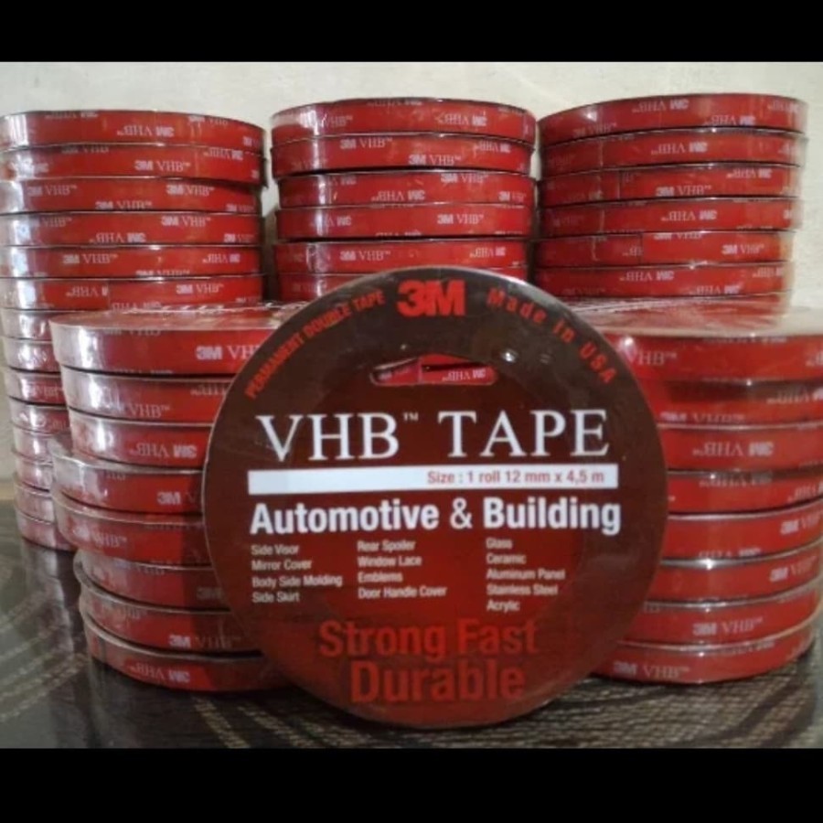 

JAMIN MURAH !!!Lem perekat Double tape 3M VHB 12mm / 24mm x 4.5meter Original(BISA LANGSUNG ORDER)