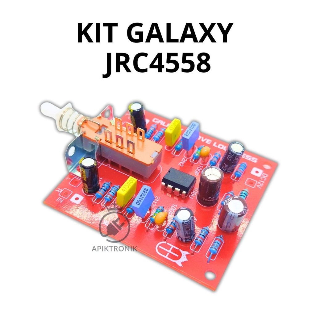 Kit Galaxy IC JRC4558 - Rangkaian Lengkap Op-Amp Kualitas Audio