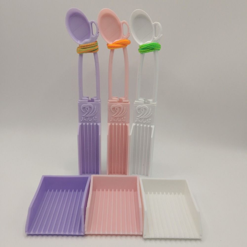 

Creative Diamond Clips Pen Tray Kits Handheld DIY Rhinestone Painting Separator Padding Bean Pen Double Needle