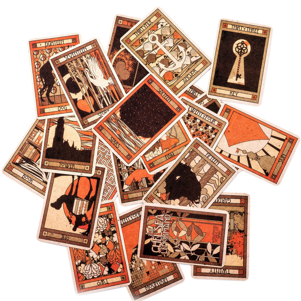 Chelsea Lenormand Red Second Tarot Poker Size Includes Two Alternative Man And Woman Cards Oracle Di