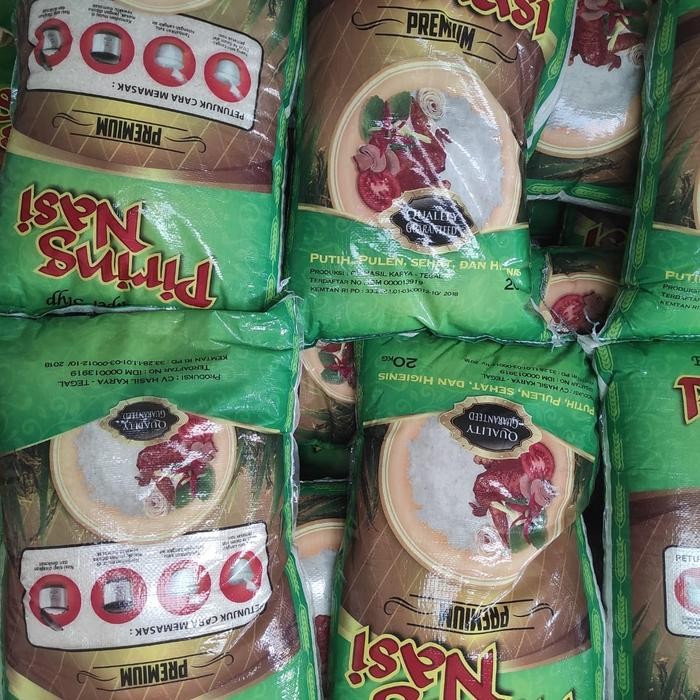 

Gojek Beras PIRING NASI 10kg | 20kg beras super slyp pulen - PIRING NASI, 20 kg