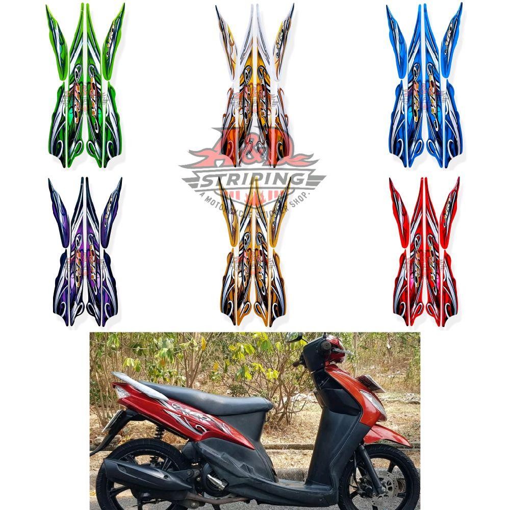 Stiker Striping Lis Standar Motor Yamaha Mio Smile 2010