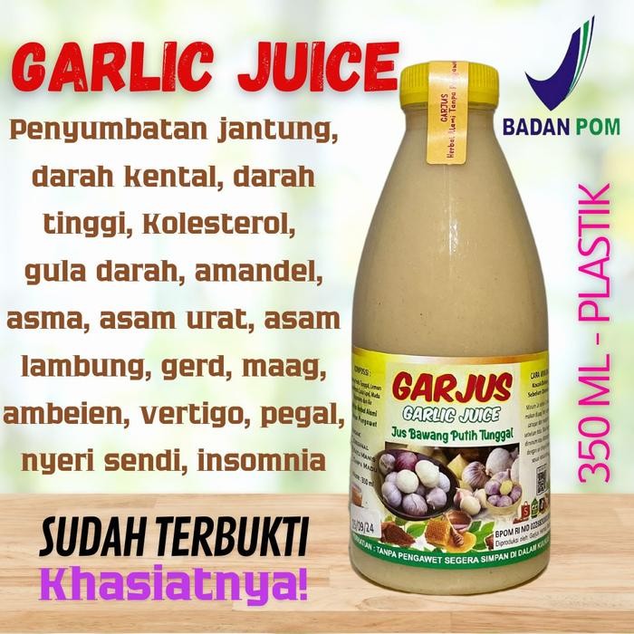 

Ekstrak Bawang Tunggal, Jahe Merah, Madu, Cuka Apel, Lemon - 350 ML