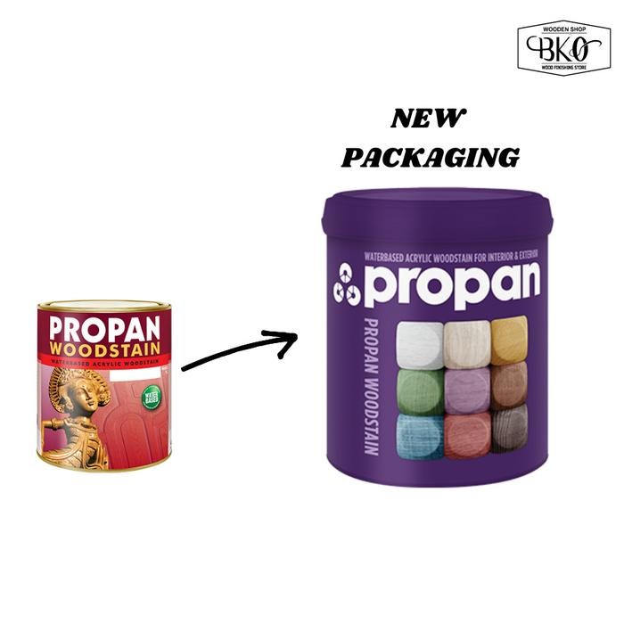 Promo propan PWS - 631 Wood stain plitur kayu waterbased - light walnut