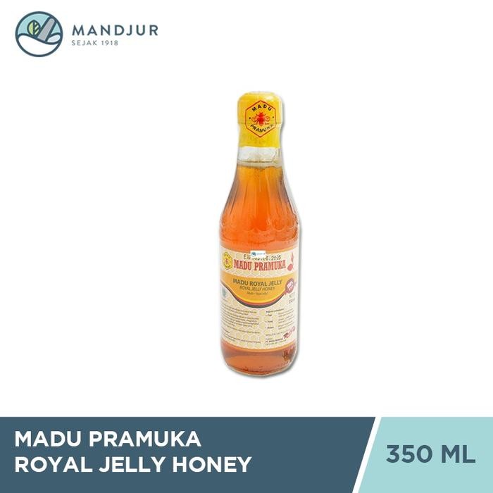 

Madu Pramuka Royal Jelly 350 mL - Madu Alami + Royal Jelly