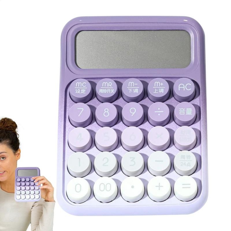 

Aesthetic Calculator Home Calculator Mechanical Large Display Big Buttons Desktop Aesthetic Calculation Tool For School