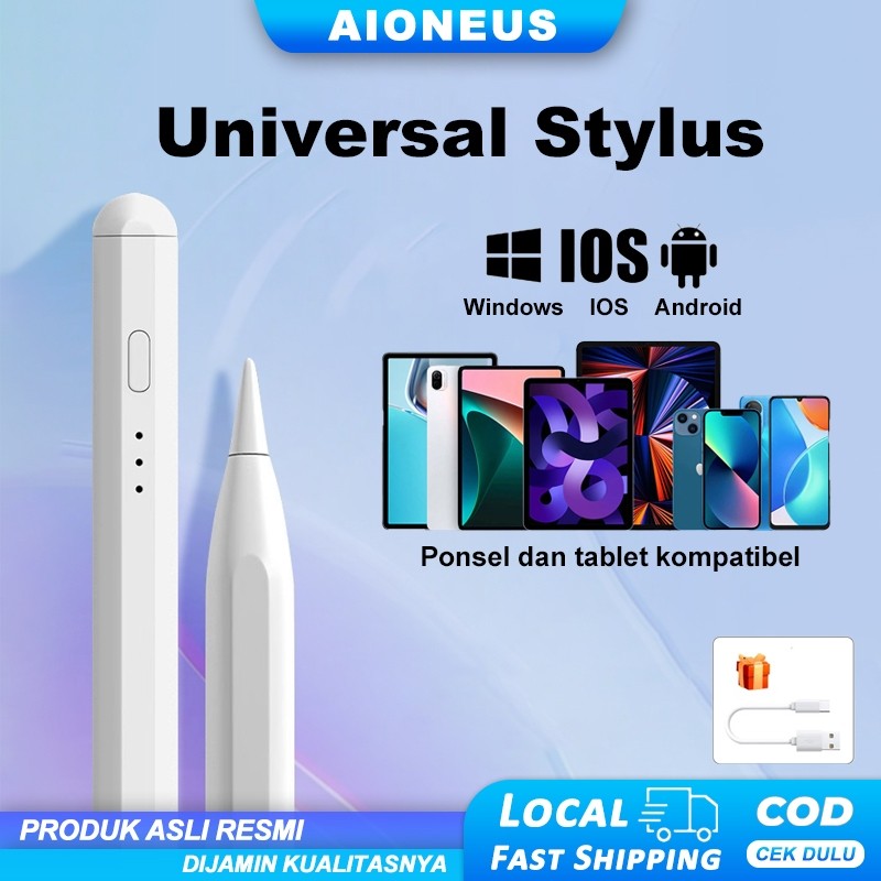 

Capacitive Stylus Pen iPad Pen Tablet Huawei Samsung Mobile phone tablet active Bluetooth Pencil With Tilt Sensitive