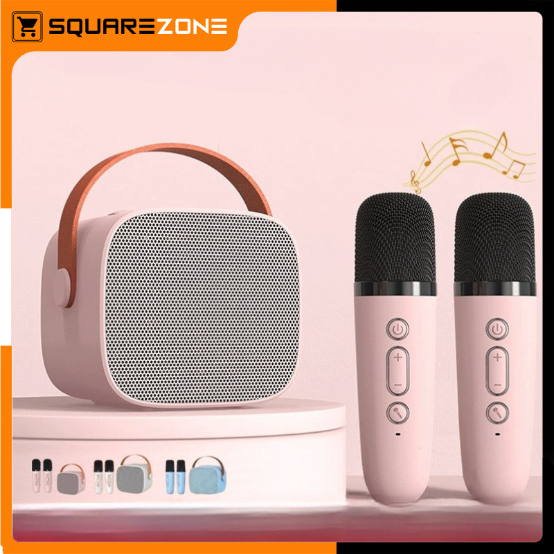 Speaker Bluetooth K1 Dengan 2 Microphone Super Bass Portable AH101