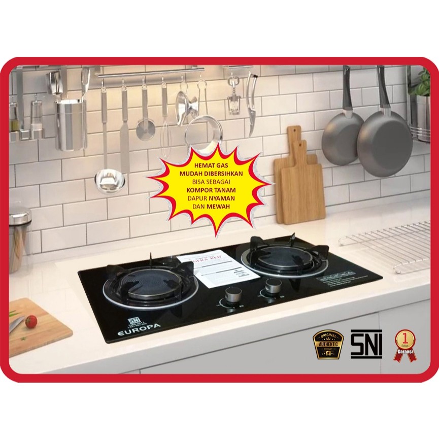 Kompor Infrared Europa / Kompor Gas Tanam & Selang Regulator Winn Gas W-900M