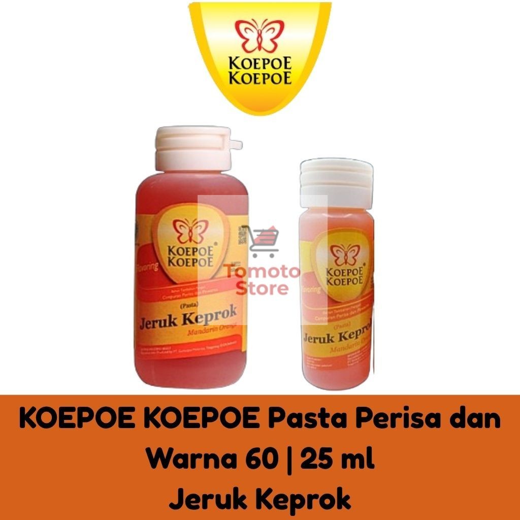 

✨ TOMOTOSTORE ✨ KOEPOE KOEPOE Pasta Perisa dan Warna Jeruk Keprok