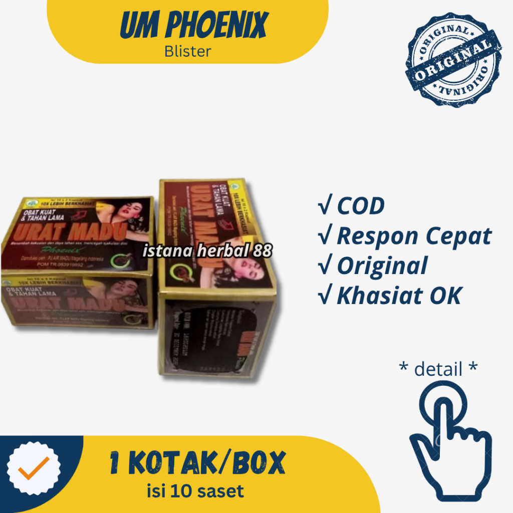 cod ||  Kapsul Urat Madu Phonix Original 100%