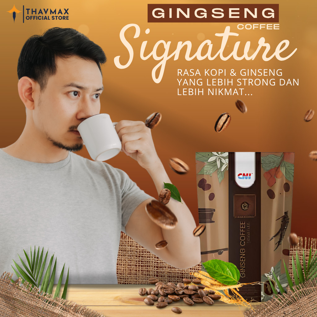 

CNI Ginseng Coffee Signature isi 10 Sachet | ORIGNAL CNI