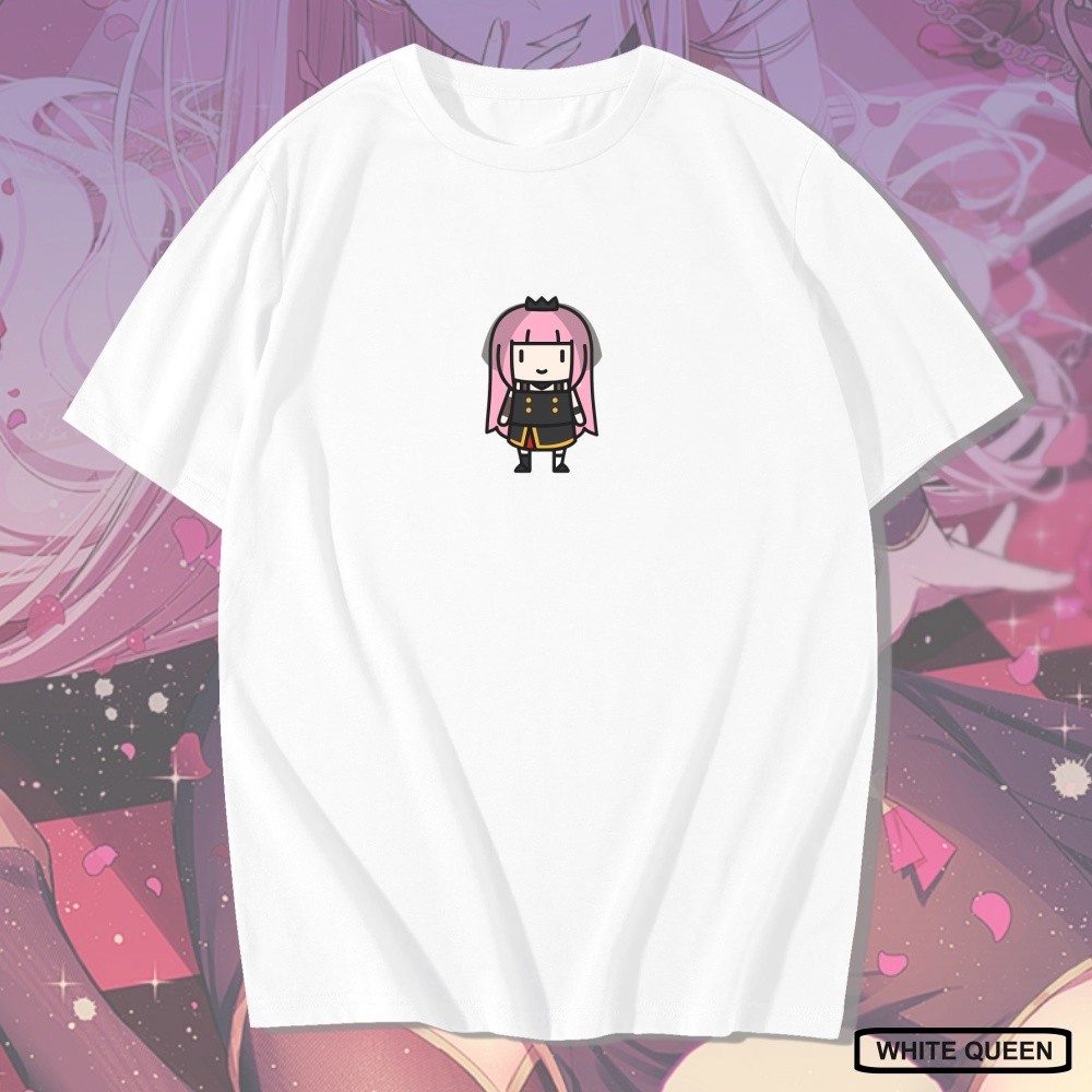 WHITE QUEEN - KAOS MORI CALLIPOE MINI HOLOLIVE -   DESIGN VTUBER CHIBI MORI CALLIPOE HOLOLIVE