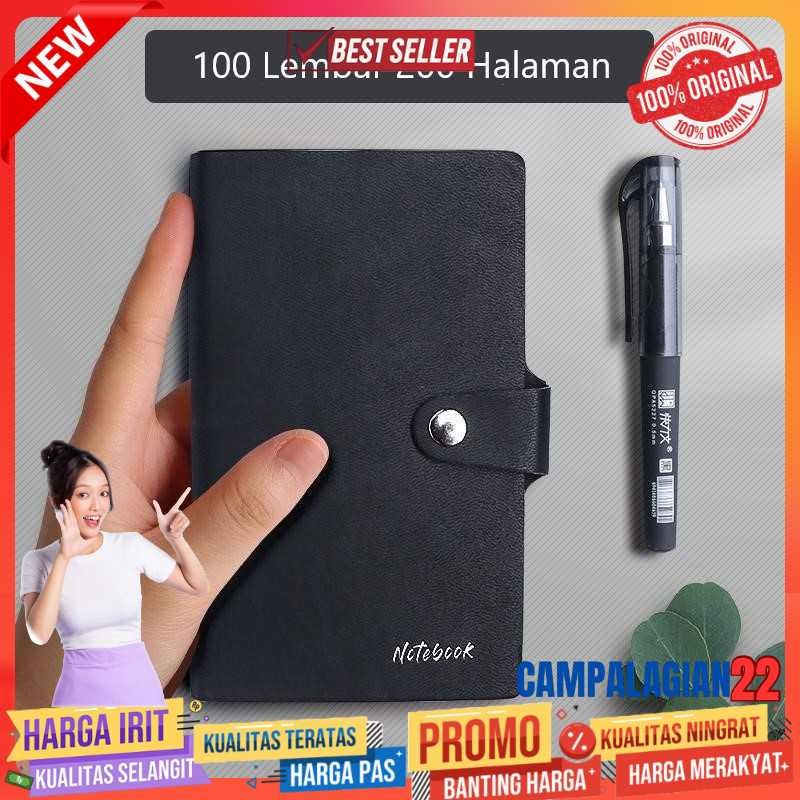 

FCMY Buku Catatan Harian Notebook Diary Jurnal Cover Kulit - FM100