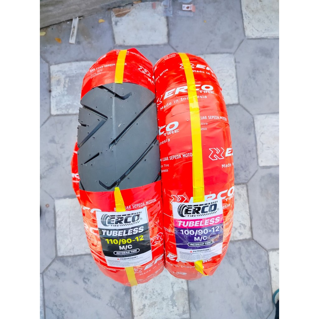 ban motor scoopy tubeless belakang Fullpres Merek Erco