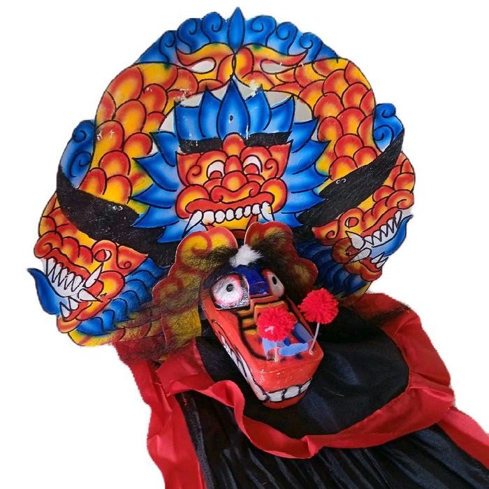 

* barongan anak/caplokan anak termurah/barongan thek/barongan kayu Mainan - biru uk 2 *