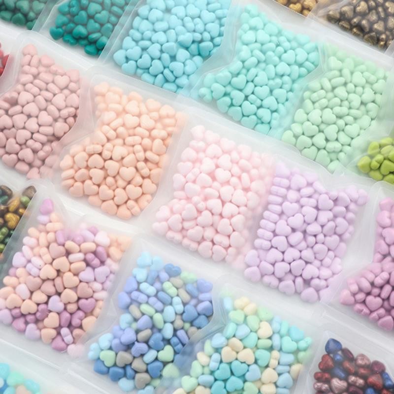 

100pcs/Bag Pearlescent Fire Lacquer Stamp Wax Heart Polarized Seal Beads DIY Stamp Envelope Wedding Invitation Supplies