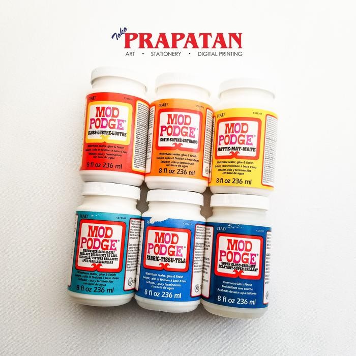 

Mod Podge 236ml Matte/Satin/Gloss/Dishwasher/Fabric - Super Gloss