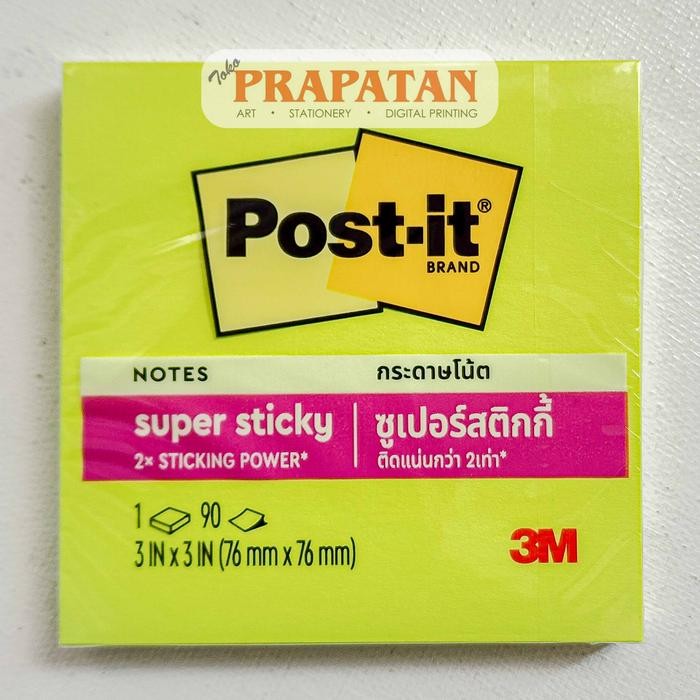 

Post it 3M 654 Sticky Note 76x76mm | Notes Memo Tempel - MIA.CP YL.GREEN